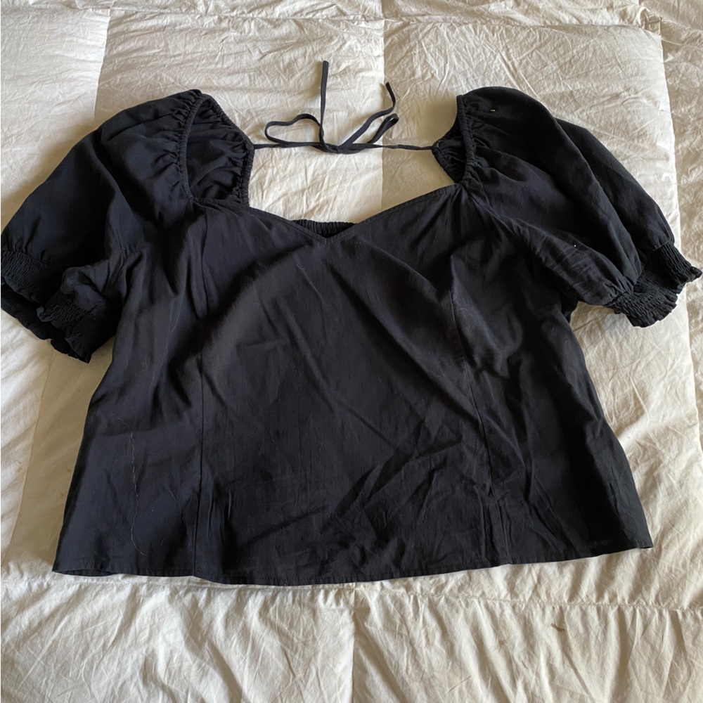 Ava & Viv Puff Elbow sleeve blouse